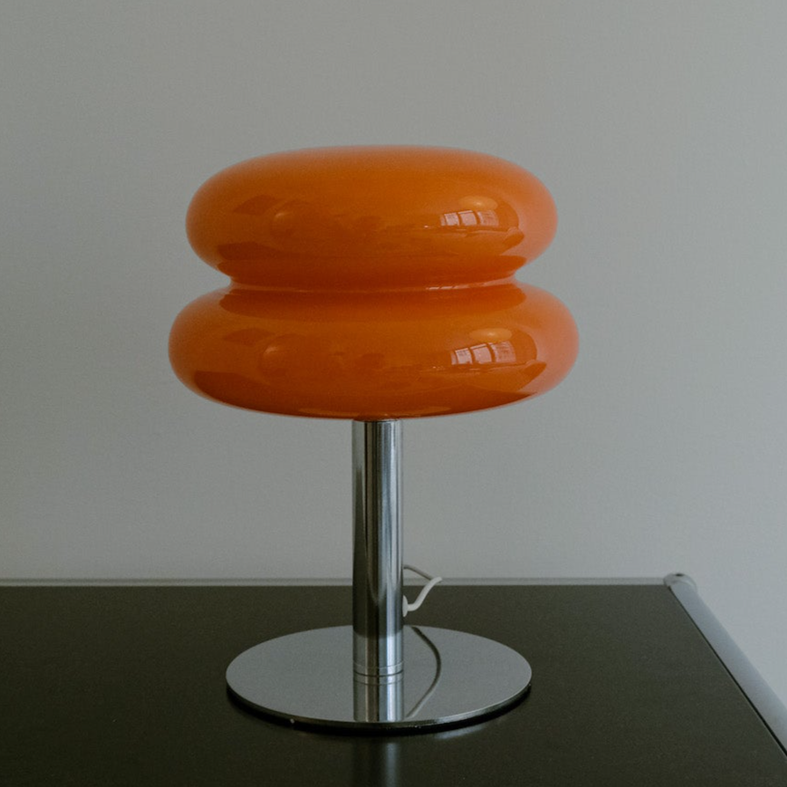 Orange Glome Lamp