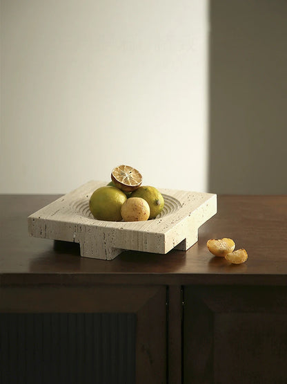 Travertine Storage Plate