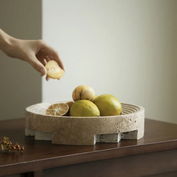 Travertine Storage Plate