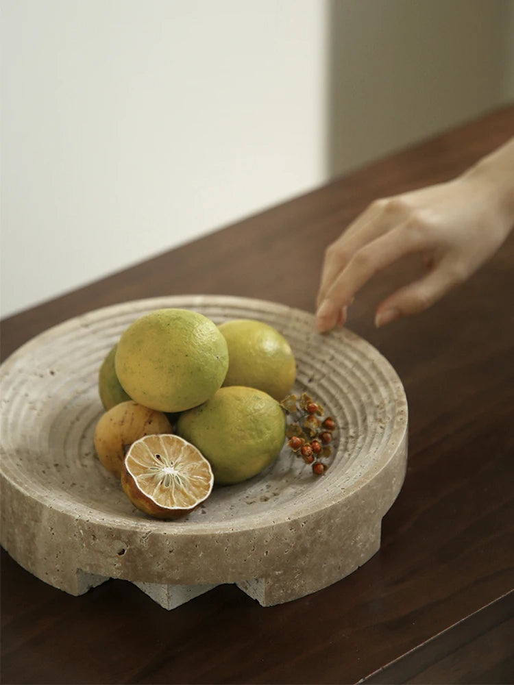 Travertine Storage Plate