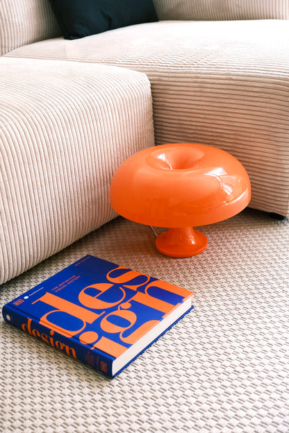 Orange Mushroom Lamp