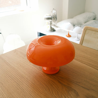 Orange Mushroom Lamp