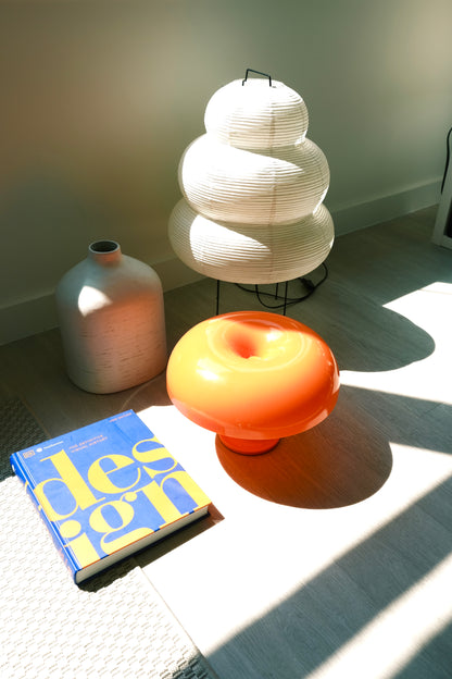 Orange Mushroom Lamp