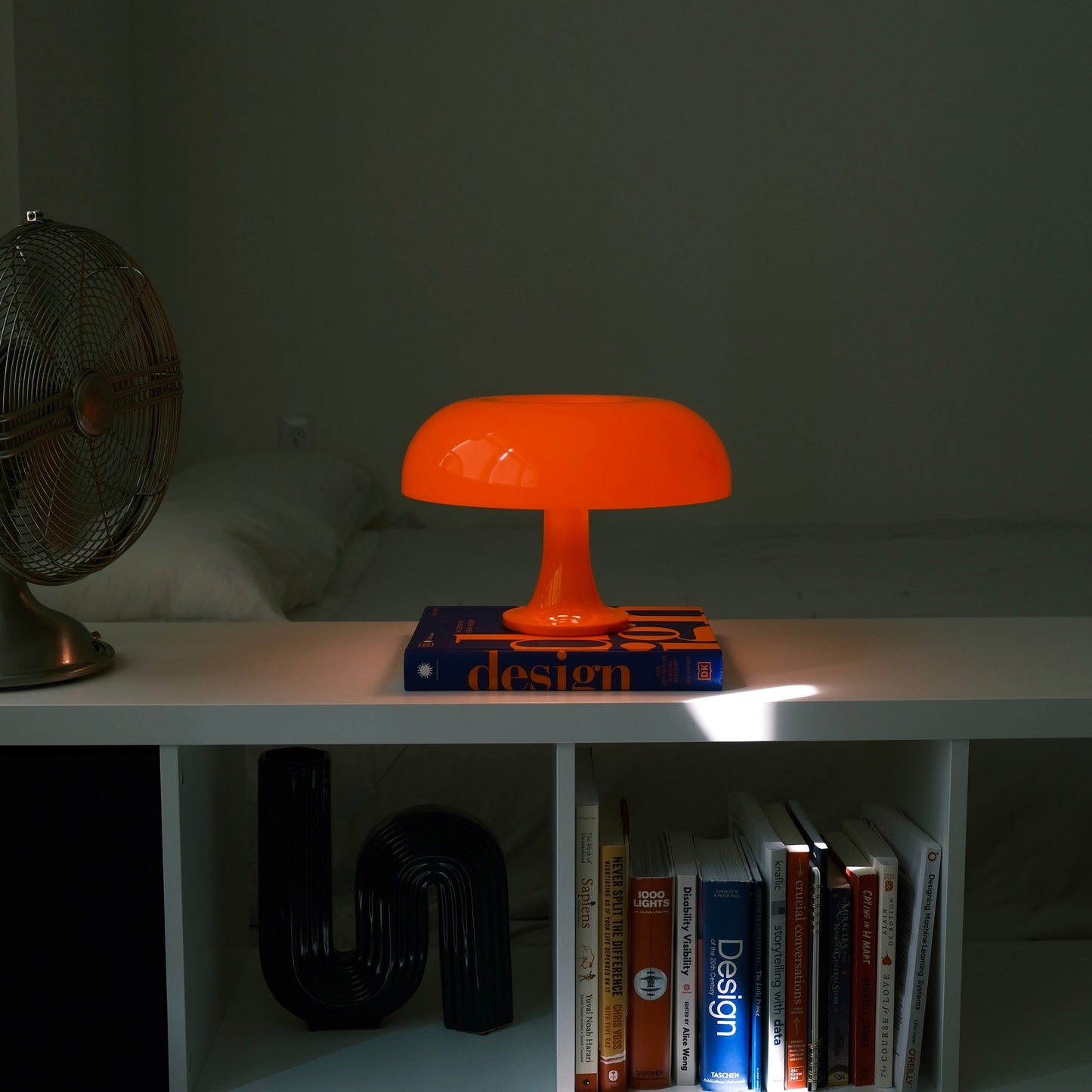 Orange Mushroom Lamp