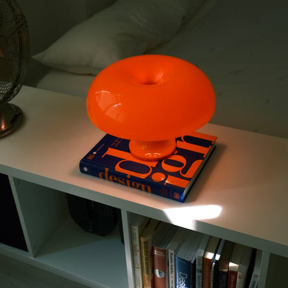 Orange Mushroom Lamp